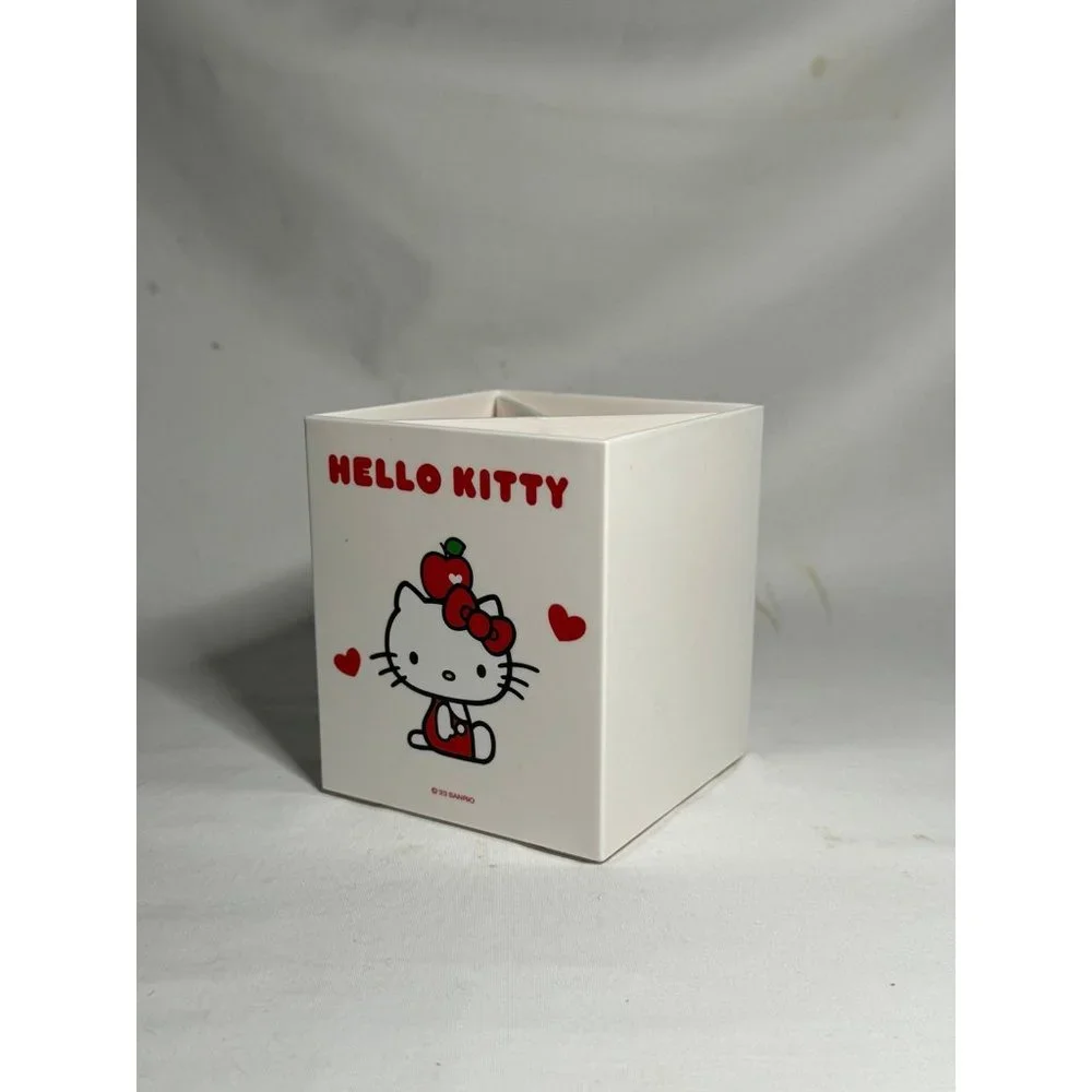 Sanrio Hello Kitty Apple Collection Pen Holder with 3 Slots